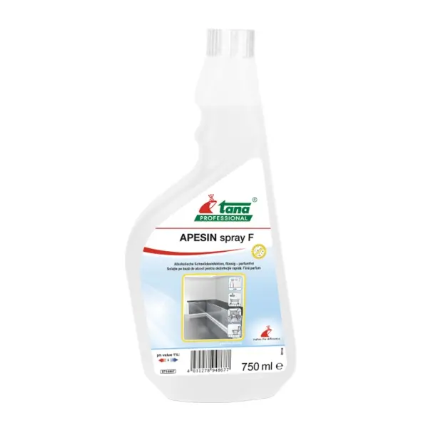 TANA APESIN spray F parfümfreie, flüssige, alkoholische Schnelldesinfektion 750 ml Flasche