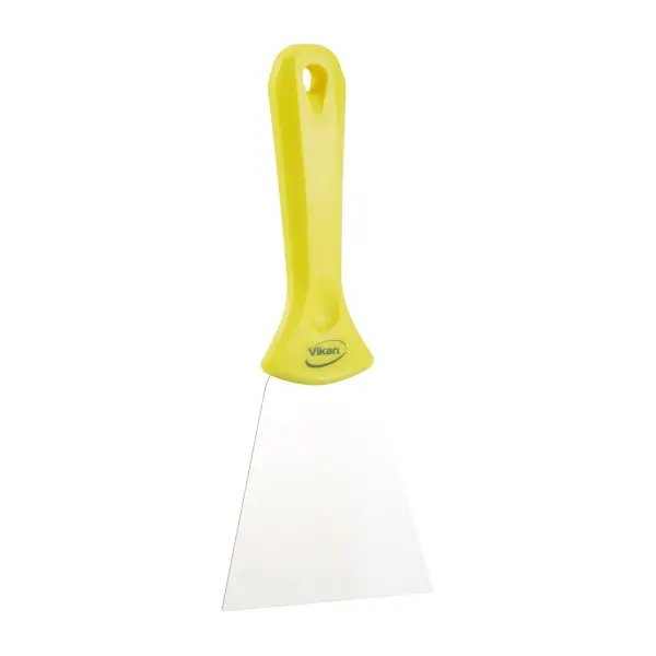 Vikan Schaber, Handmodell, 100 mm Edelstahlblatt gelb