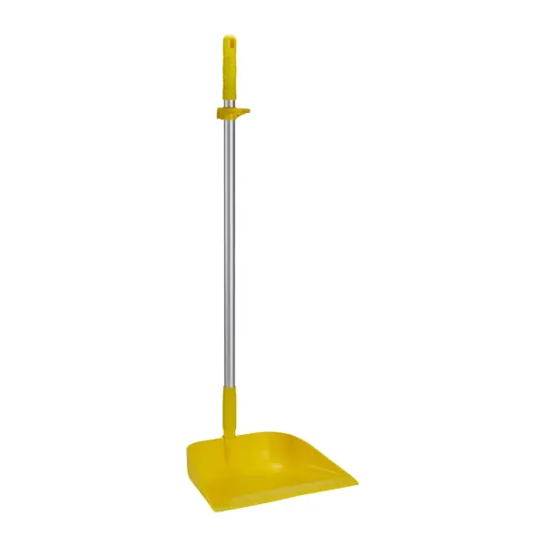 Vikan Kehrschaufel mit langem Stiel 33 cm gelb