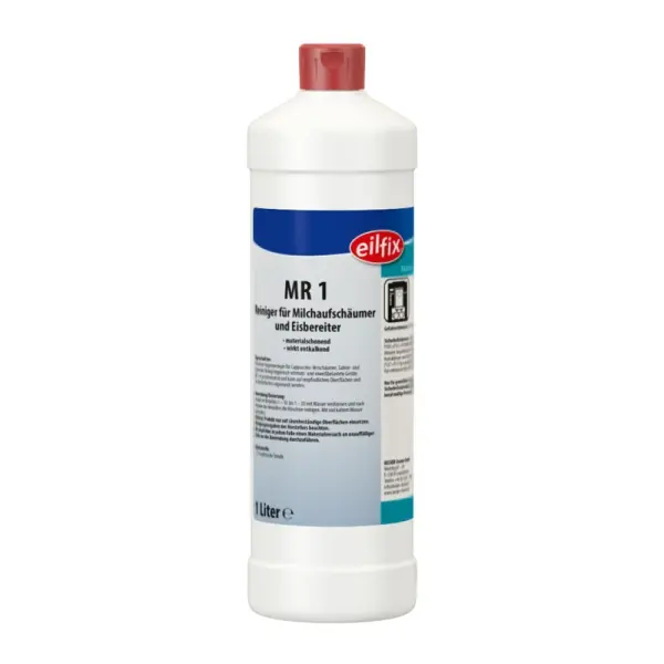 Eilfix MR 1 Milchaufschäumer-Reiniger für Milchaufschäumer und Eismaschinen 1 l Flasche