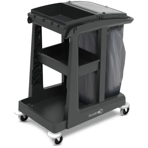 NUMATIC Reinigungswagen EcoMatic EM1 Servicewagen mit 120 l Abfalleinheit 