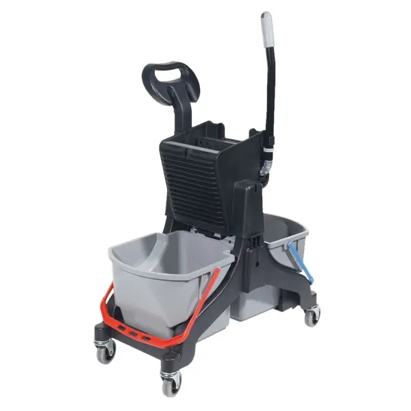 NUMATIC Doppelfahreimer MidMop Black Doppelfahrwagen mit Presse 