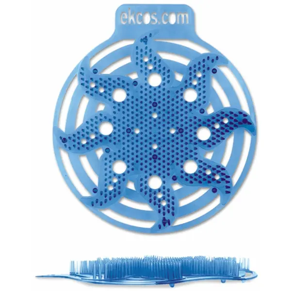 Ekcos Power Screen Blue Fresh Urinaleinsatz mit Spitzschutz & Duft für 30 Tage 1 Karton = 10 Stück