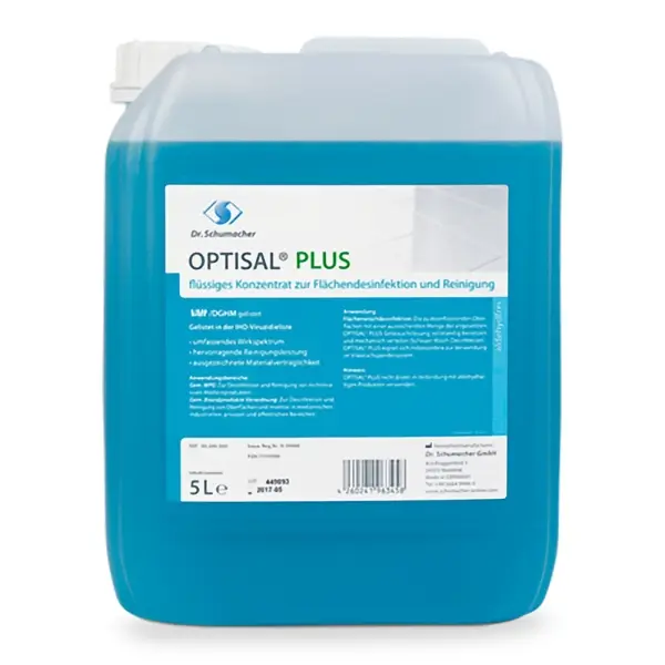 Dr. Schumacher OPTISAL® PLUS flüssiges Konzentrat zur Flächendesinfektion und Reinigung 5 l Kanister