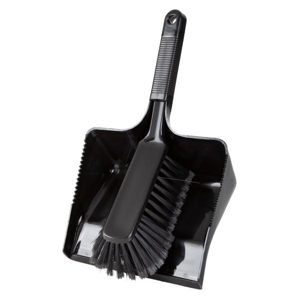 Haug Kehrgarnitur geschlitzt 35 cm schwarz