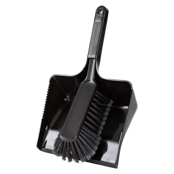 Haug Kehrgarnitur geschlitzt 35 cm schwarz