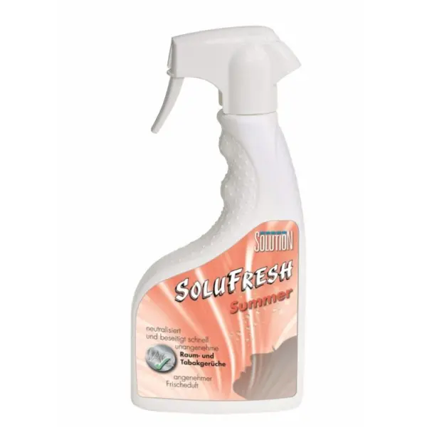 SOLUTION Solufresh Raum-Tabak Summer neutralisiert und beseitigt Raum- und Tabakgerüche 500 ml Flasche