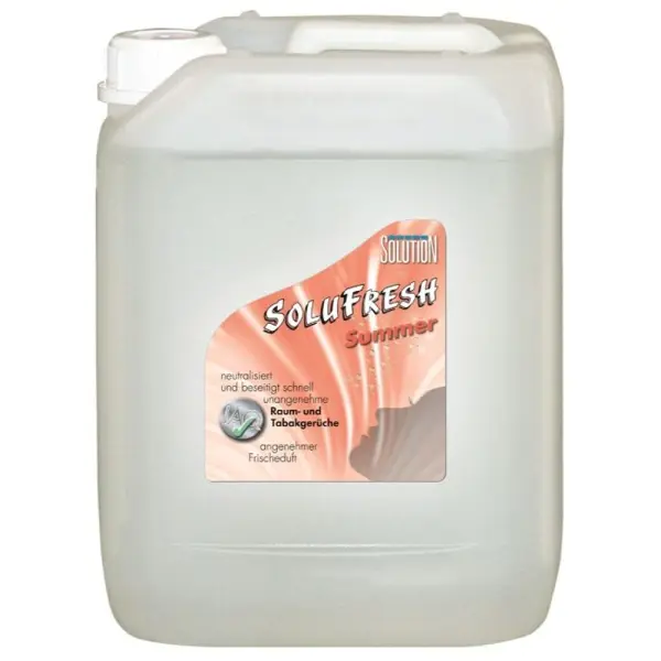 SOLUTION Solufresh Raum-Tabak Summer neutralisiert und beseitigt Raum- und Tabakgerüche 5 l Kanister