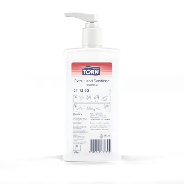 TORK Extra Desinfizierendes Hand Alkohol Gel  500 ml Flasche