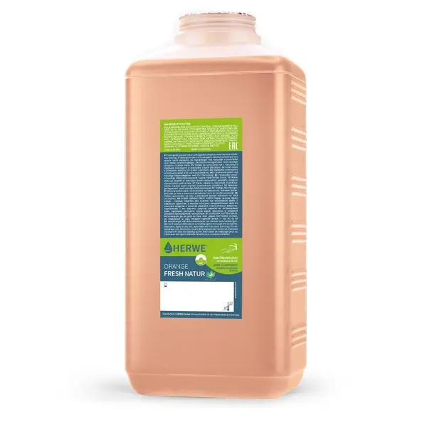 HERWE Orange fresh Natur Handreinigungspaste 2,5 l Flasche