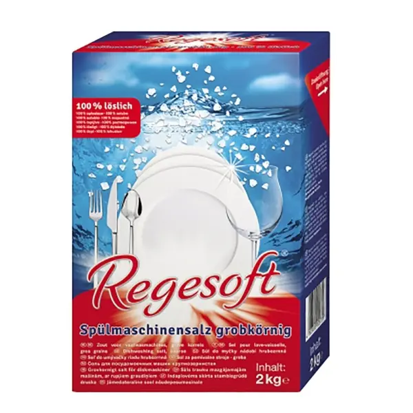 Regesoft Spülmaschinensalz grob Regeneriersalz 2 kg Karton