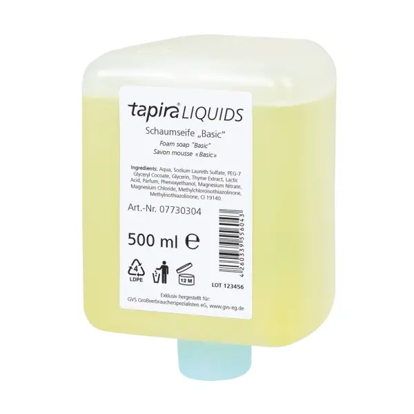 tapira Schaumseife Basic passend für Spender 07730403 500 ml Kartusche