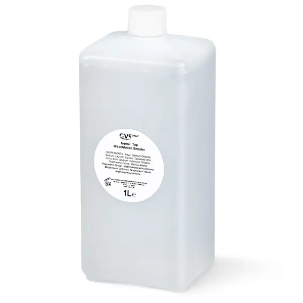 tapira Top Waschlotion sensitiv parfümfrei, transparent 1 l Euroflasche
