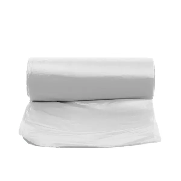 Müllbeutel 60 l, 5 my, transparent 600 x 720 mm, HDPE 1 Rolle = 50 Stück