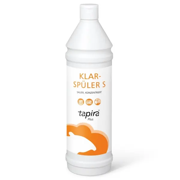 tapira Plus Klarspüler S saures Konzentrat 1 l Flasche
