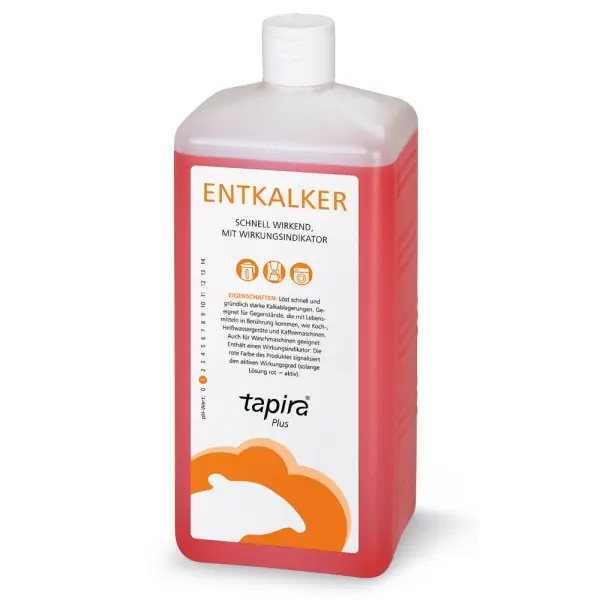 tapira Plus Entkalker schnell wirkend, mit Wirkungsindikator 1 l Flasche