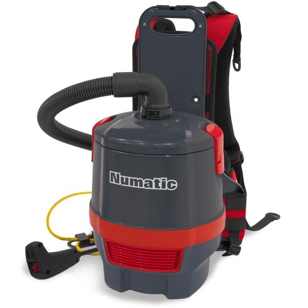 NUMATIC Rucksacksauger RSV150 mit 15 m Kabel grau-rot