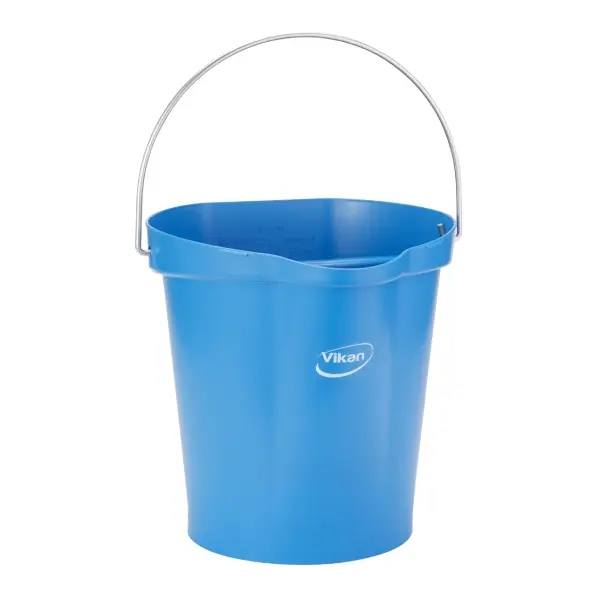 Vikan Eimer, metalldetektierbar 12 Liter blau