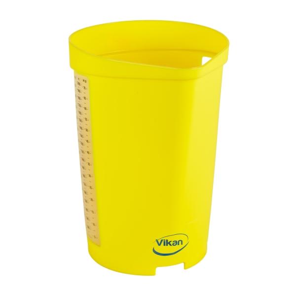 Küchen Mixbecher Mit Skala - Saucenmischer Und Sieb In Einem (Rot)