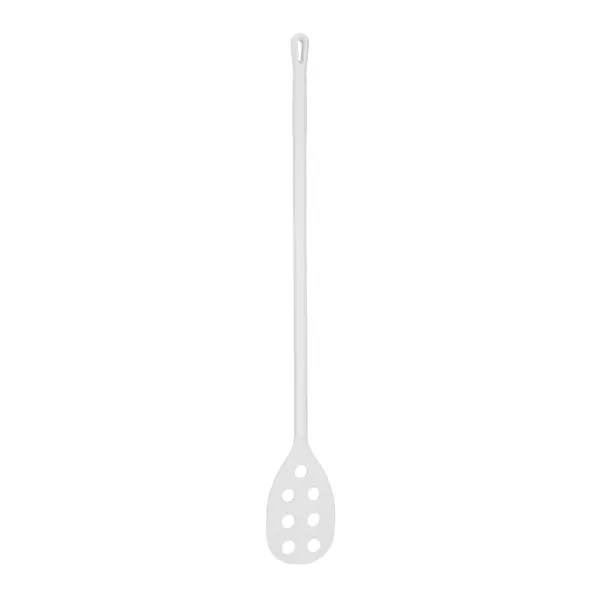 Vikan Langer Rührlöffel mit kleinem Lochblatt metalldetektierbar, Ø31 mm, 1200 mm weiß
