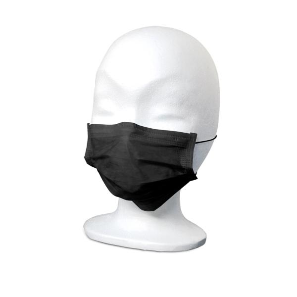 MaiMed FM Comfort Mundschutz Typ II unsteril schwarz 1 Box = 50 Stück