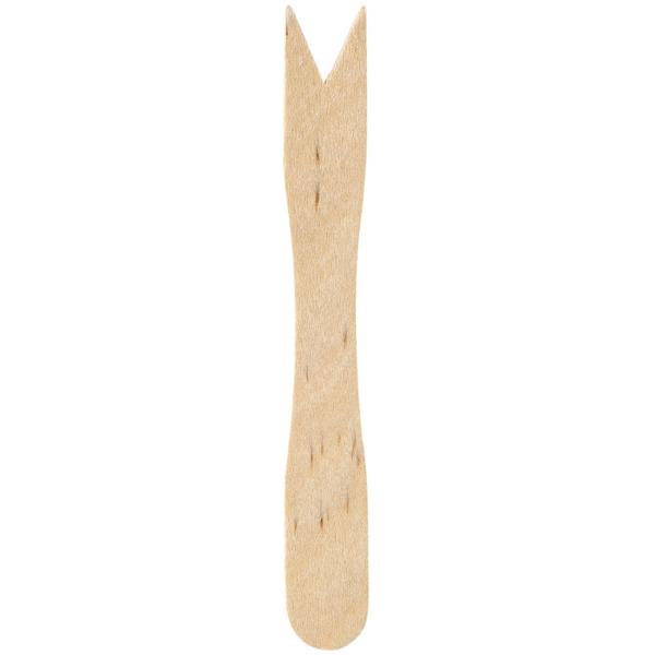 Pommesgabeln Schaschlikgabeln aus Birkenholz, 8,5 cm lang 1 Pack = 1000 Stück