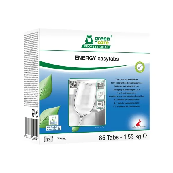 TANA green careENERGY easytabs  85 Tabs 4 in 1 Tabs für Geschirrspülmaschinen 1 Karton = 85 Tabs