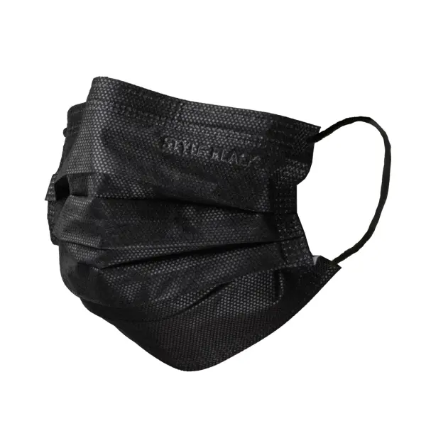 STYLE BLACK Mundschutzmasken 4-lagig, TYP IIR, schwarz 1 Box = 50 Stück