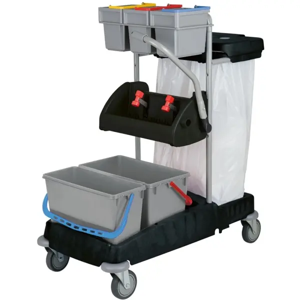 NUMATIC Reinigungswagen ProCar 1A mit Abfalleinheit und Mopp-Set 