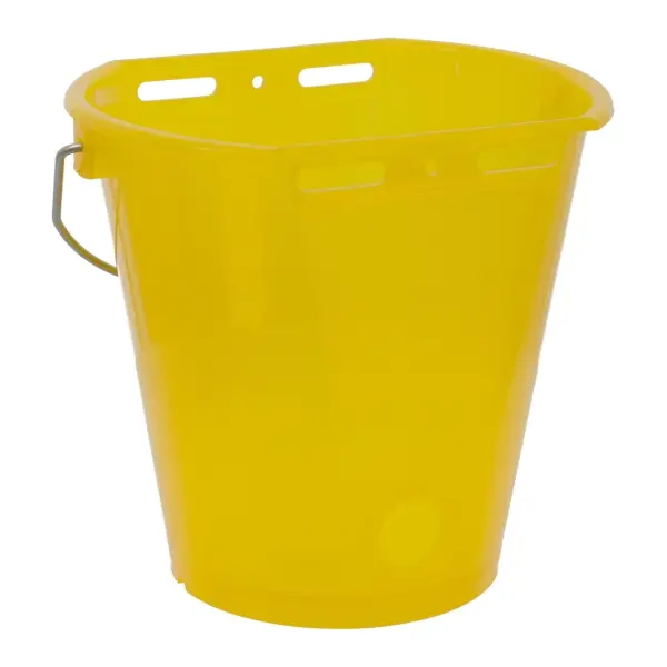 KERBL Tränkeeimer mit Skala 8 Liter  gelb transparent