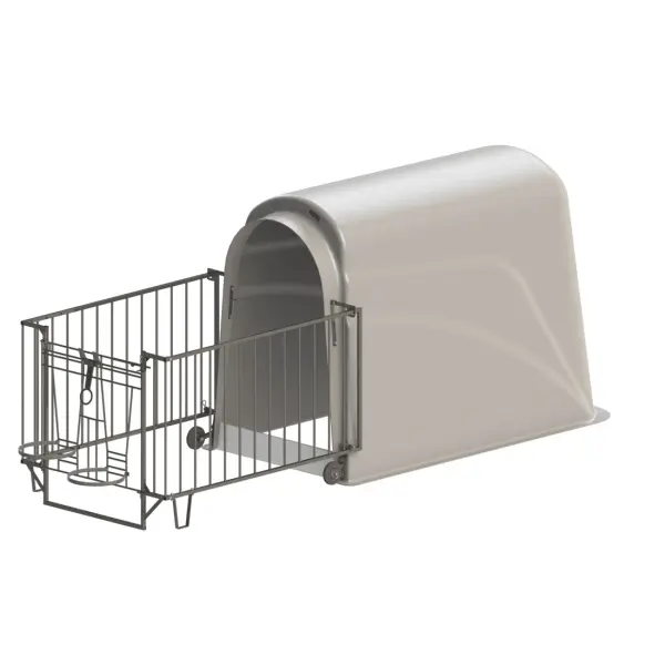 KERBL CalfHouse Premium Plus mit leichter Umzäunung  