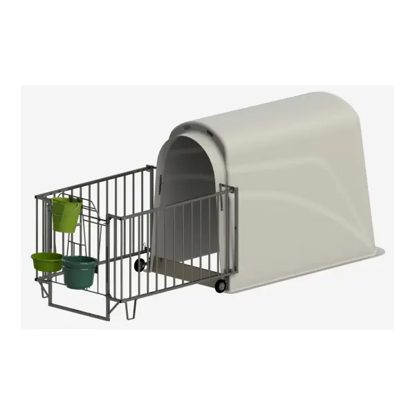 KERBL CalfHouse Premium Plus mit schwerer Umzäunung  