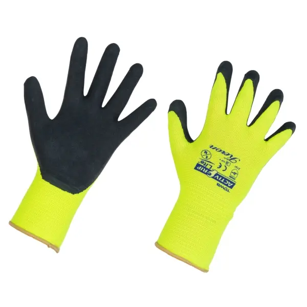 TOWA ActivGrip Lite gelb Feinstrickhandschuh Gr. M