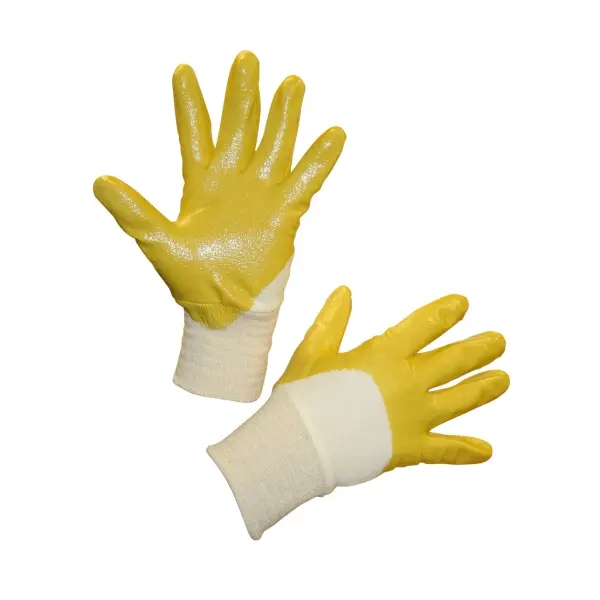KERBL Arbeitshandschuh ProNit Plus robust und flexibel durch reines Nitril in der Beschichtung Gr. S