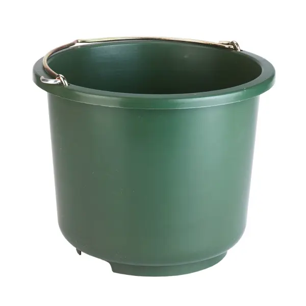 KERBL Stalleimer 12 Liter Ø 33 cm Baueimer olivgrün
