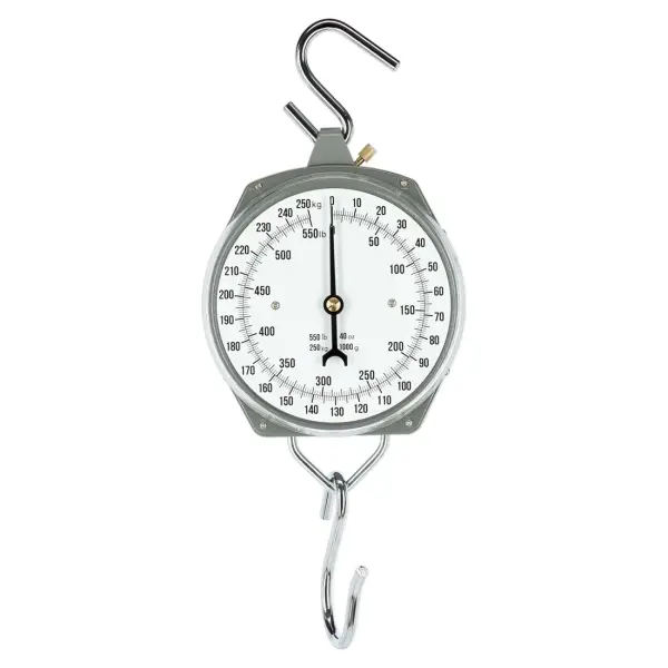 KERBL Zeigerschnellwaage Premium Metall bis 250 kg, Unterteilung 1 kg