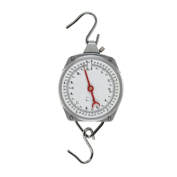 KERBL Zeigerschnellwaage Premium Metall bis 5 kg, Unterteilung 20 g