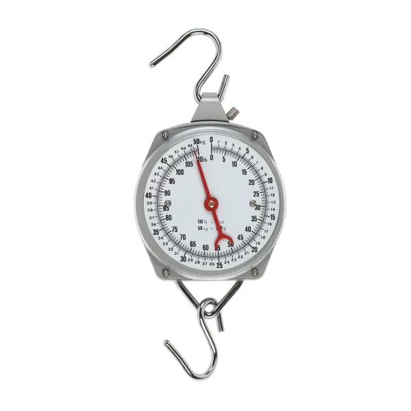 KERBL Zeigerschnellwaage Premium Metall bis 50 kg, Unterteilung 200 g