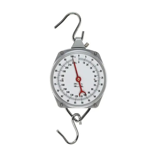 KERBL Zeigerschnellwaage Premium Metall bis 100 kg, Unterteilung 500 g