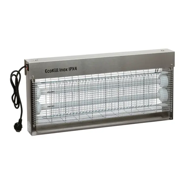 KERBL Elektr. Fliegenvernichter EcoKill Inox. IPX4 2 x 20W  