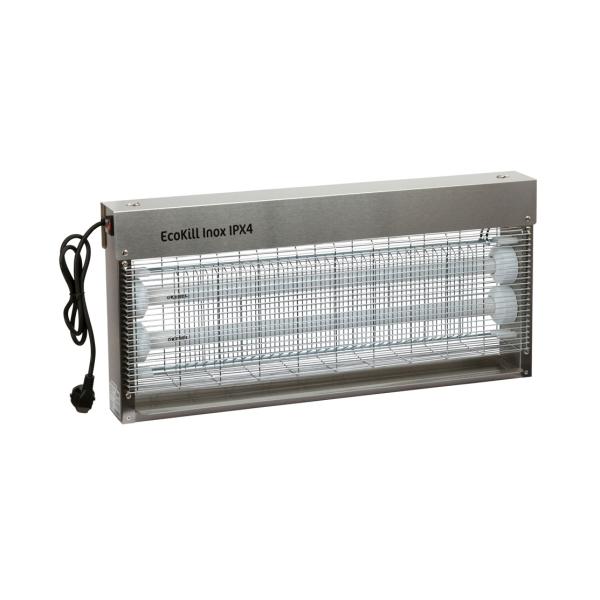 Bild 1 KERBL Elektr. Fliegenvernichter EcoKill Inox. IPX4 2 x 20W