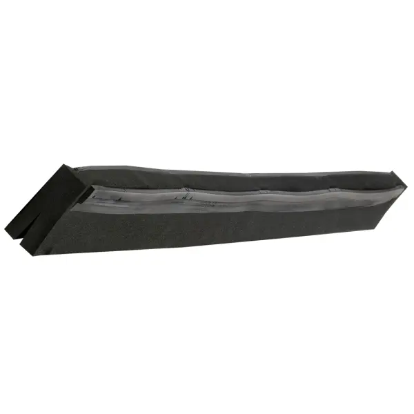 Haug Ersatz-Gummilippe Kautschuk schwarz 42 cm zweilippig