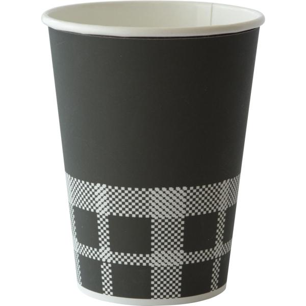 Pappbecher IZZA Kaffeebecher Black & White, PE-beschichtet 350 ml 1 Karton = 800 Stück