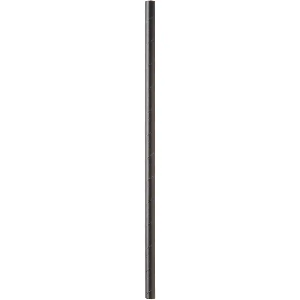 Trinkhalme Strohhalme aus Papier schwarz, 21 cm Ø 6 mm 1 Karton = 6000 Stück