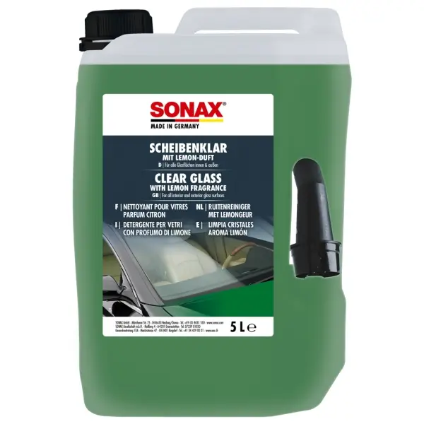 SONAX ScheibenKlar Glasreiniger für Autoscheiben 5 l Kanister