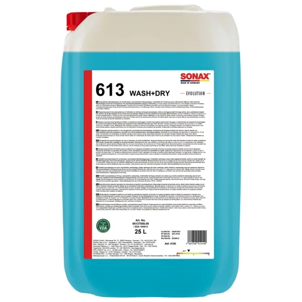 SONAX Wash+Dry -EVOLUTION- Spezielles Shampookonzentrat 25 l Kanister