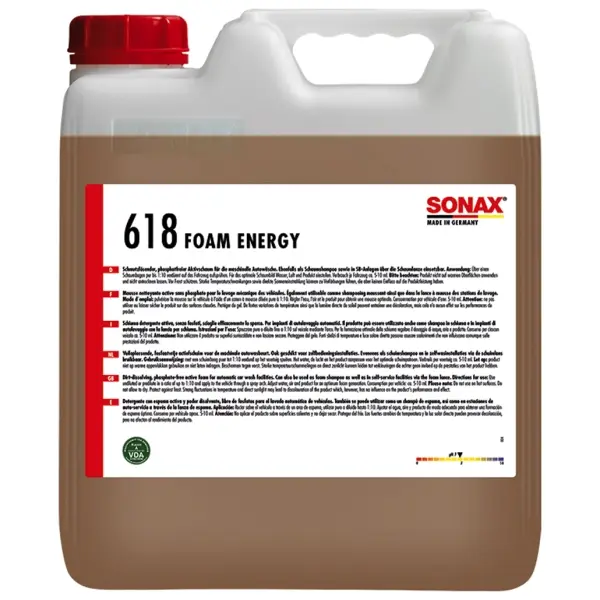 SONAX Foam Energy Reiniger mit Aktivschaumkraft 10 l Kanister