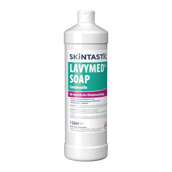 SKINTASTIC® LAVYMED® SOAP Cremeseife für die hygienische Händewaschung 1 l Flasche