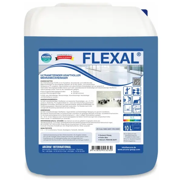 ARCORA FLEXAL Kraftvoller Mehrzweckreiniger 10 l Kansiter