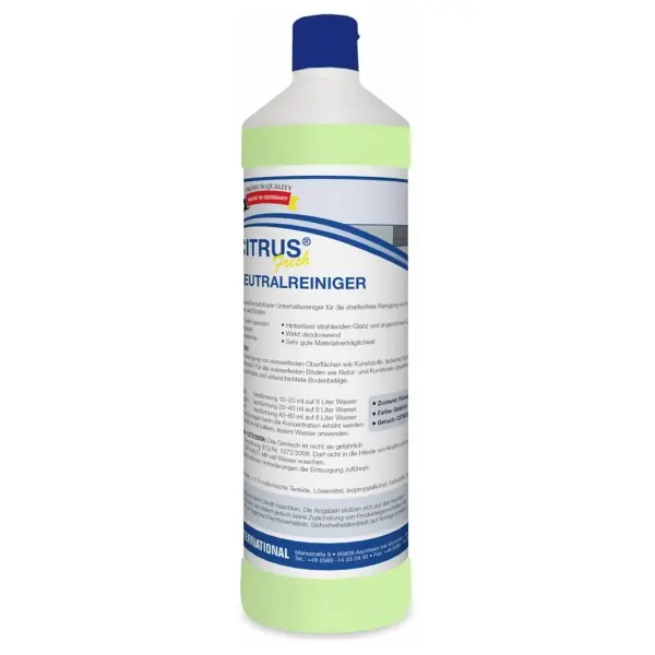 ARCORA CITRUS FRESH Duft-Neutralreiniger, 1 l Flasche 1 Karton = 12 Flaschen